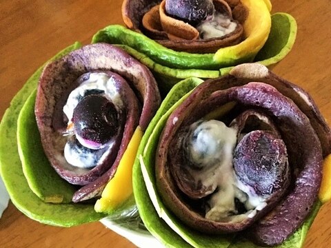 紫陽花パンケーキ